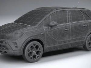 Opel Crossland 2021 3D Model