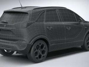Opel Crossland 2021 3D Model