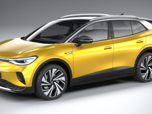 Volkswagen ID4 1st Edition 2021 3D Model