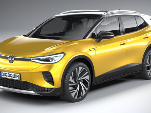 Volkswagen ID4 1st Edition 2021 3D 模型