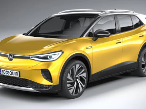 Volkswagen ID4 1st Edition 2021 3D Model