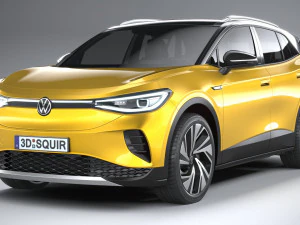Volkswagen ID4 1st Edition 2021 3D Model