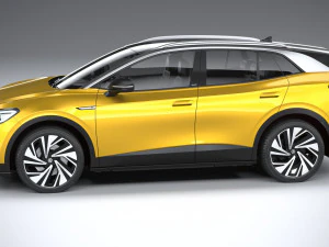 Volkswagen ID4 1st Edition 2021 3D Model
