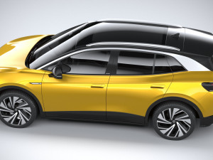 Volkswagen ID4 1st Edition 2021 3D 模型
