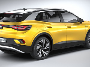 Volkswagen ID4 1st Edition 2021 3D 模型