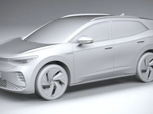 Volkswagen ID4 1st Edition 2021 3D Model