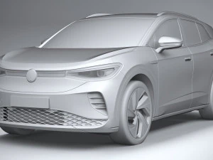 Volkswagen ID4 1st Edition 2021 3D Model