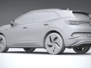 Volkswagen ID4 1st Edition 2021 3D Model