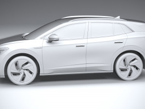Volkswagen ID4 1st Edition 2021 3D 模型