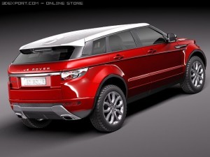 Range Rover Evoque 5-door 2012 3D Model