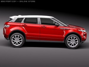 Range Rover Evoque 5-door 2012 3D Model