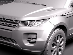 Range Rover Evoque 5-door 2012 3D Model