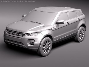 Range Rover Evoque 5-door 2012 3D Model