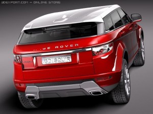Range Rover Evoque 5-door 2012 3D Model