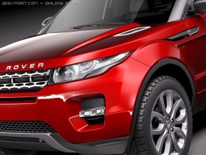 Range Rover Evoque 5-door 2012 3D Model