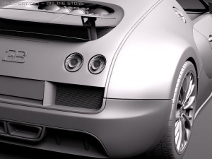 Bugatti Veyron Super Sport 2012 3D Model
