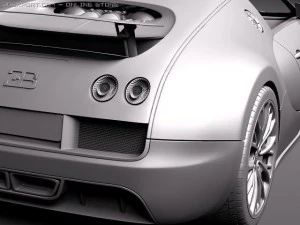 Bugatti Veyron Super Sport 2012 3D Model