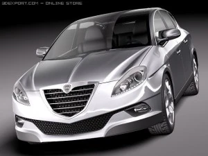 Lancia Delta 2012 3D Model