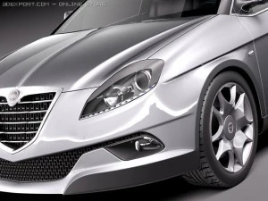Lancia Delta 2012 3D Model