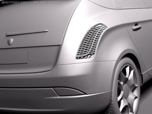 Lancia Delta 2012 Modelo 3D