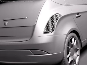 Lancia Delta 2012 3D Model