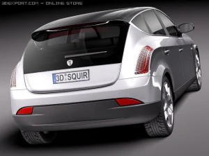 Lancia Delta 2012 3D Model