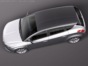 Lancia Delta 2012 Modelo 3D