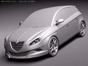 Lancia Delta 2012 Modelo 3D