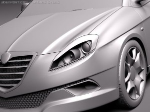 Lancia Delta 2012 Modelo 3D