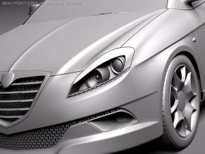 Lancia Delta 2012 3D Model