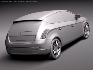 Lancia Delta 2012 Modelo 3D