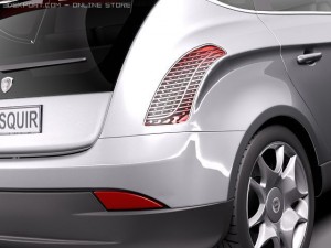 Lancia Delta 2012 Modelo 3D