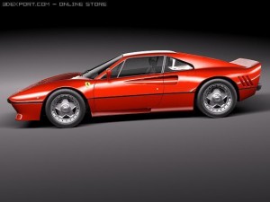 Ferrari 288 GTO 1984-1987 3D Модель