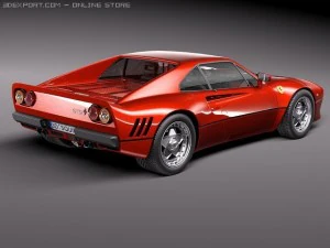 Ferrari 288 GTO 1984-1987 3D Model