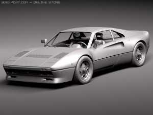 Ferrari 288 GTO 1984-1987 3D Модель