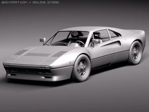 Ferrari 288 GTO 1984-1987 3D Model