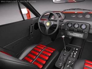 Ferrari 288 GTO 1984-1987 3D Model