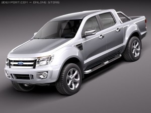 Ranger Crew Cab 2012 3D Model
