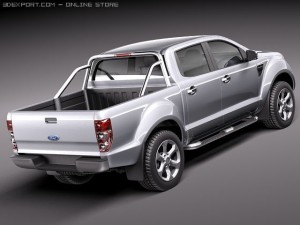 Ranger Crew Cab 2012 3D 模型