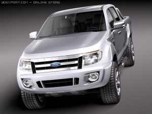 Ranger Crew Cab 2012 3D 模型