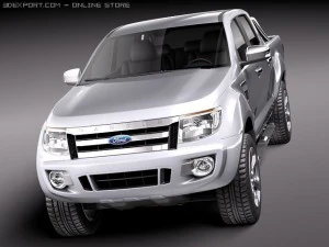Ranger Crew Cab 2012 3D Model