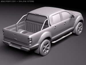 Ranger Crew Cab 2012 3D 模型