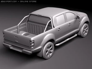 Ranger Crew Cab 2012 3D Model
