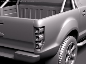 Ranger Crew Cab 2012 3D 模型