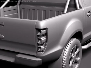 Ranger Crew Cab 2012 3D Model