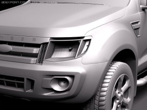 Ranger Crew Cab 2012 3D 模型