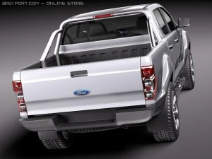 Ranger Crew Cab 2012 3D Model