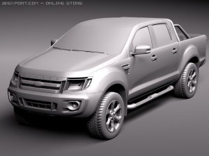 Ranger Crew Cab 2012 3D 模型