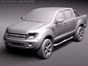 Ranger Crew Cab 2012 3D Model
