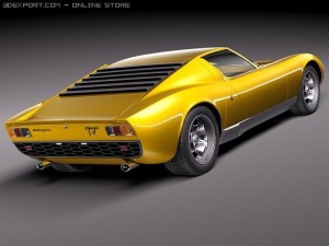 Miura P400 SV 1966-1973 Model 3D